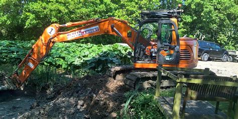 mini diggers for hire norwich